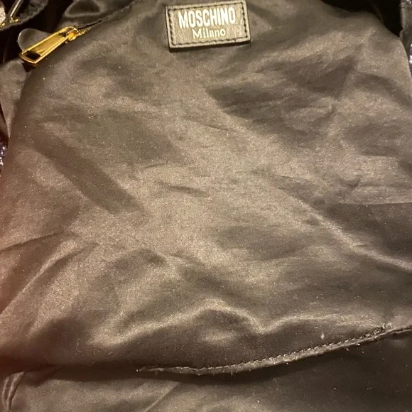 MOSCHiNO Black backpack ((MiLANO)) - Picture 9 of 11